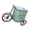 Green, variant on Rusty Metal Bicycles Bucket Planter Rolling Flowers Cart Decorative Wheelbarrow for Outdoor Decoration