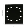 thumbnail image 2 of WRITWAA Trasera Para Lijadora En Aluminio Resistente Con Pad Negro De Repuesto Práctico, 2 of 7
