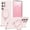 Pink, variant on MYKOMI Compatible with Samsung Galaxy S25 Ultra Case with Magnetic Invisible Ring Stand, Compatible with Mag-Safe, Military Drop Protection Silicone S25 Ultra Phone Case for Women Men