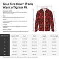 thumbnail image 5 of Pofeuu Tomatoes And Chili Print Sun Protection Outdoor Lightweight Full Zip UV Cooling Hoodie Long Sleeve Summer Clothing for Outdoor Hiking-X-Large, 5 of 5