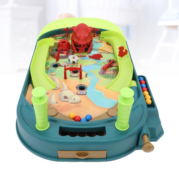 Máquina De Pinball De Dinosaurio De Pinball, Tablero De Máquina De Pinball De Mesa De Aprendizaje STEM Interactivo Para Reuniones Familiares