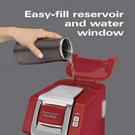 Hamilton Beach - FlexBrew Single-Serve Coffee Maker - Red
