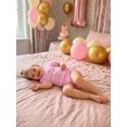 thumbnail image 4 of BemeyourBBs Baby Boys Girls First Birthday Romper Outfits One Years Old 1st Birthday Clothes Short Sleeve Cake Embroidery Bodysuit Playsuit Summer Clothing, 4 of 9