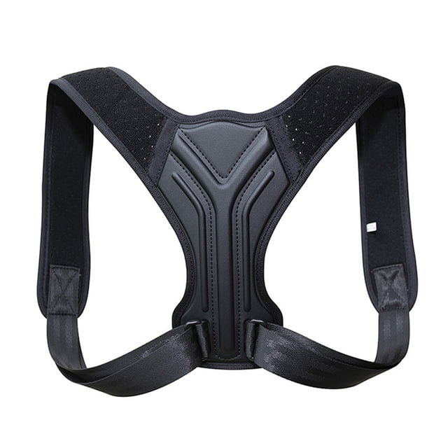 Soidarity Cinturón de soporte, Corrector de postura de espalda ajustable, clavícula, columna vertebral, hombro, corrección de postura Lumbar, Ayudas para vestirse con gancho de botón METRO Soidarity CE000253-03