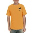 thumbnail image 2 of Mercatoo Boys 𝐏alm Tree Print Short Sleeve Crewneck Tees Teen Summer Short Sleeve Cotton Graphic T-Shirts Casual Trendy Clothes, 2 of 3