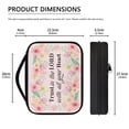 thumbnail image 4 of Suhoaziia Trust in the Lord with all Your Heart Bible Bags for Women Tote Durable Lightweight Book Cover Purse Scripture Bag Fit Students and Teenager Handbag, 4 of 7