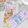 thumbnail image 6 of Easter Kitchen Towels, Easter Towels Set of 2, Happy Easter Dish Hand Tea Towels for Bathroom Kitchen with Bunny Eggs Tulips Holiday Spring Housewarming Gifts Decorations for Home (18x26 Inches), 6 of 6