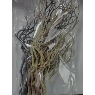 LIOOBO Christmas Antler Shaped Tree Branches: 4pcs Christmas Tree Branch  Decoration, 13.76 Decorative Branches, Artificial Dried Tree Branches Black