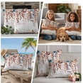thumbnail image 5 of Brown Eucalyptus Fall Outdoor Waterproof Pillow Covers, Botanical Weeping Leaves Pastoral Decorative Rectangle Throw Pillowcase Sofa Cushion Sham for Patio/Couch/Chair, 20"x12" 2 Pack, 5 of 8