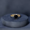 thumbnail image 6 of Rosec Jewels Black Onyx Heart Promise Ring for Women - December Birthstone Ring - AAA Quality Certified - Ready to Gift, 14K Yellow Gold, US 10.00, 6 of 8