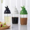 thumbnail image 2 of Botella de condimentos de 200 ml, transparente, a prueba de fugas y polvo, para ensaladas, aceite, salsa y mermelada, para cocina., 2 of 3
