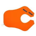 thumbnail image 2 of Peluquería de silicona, corte de pelo, chal para el cuello, envoltura para teñir el cabello, protector para el cuello (naranja)Naranja, 2 of 5