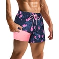 thumbnail image 2 of Bañador SURF CUZ 2 en 1 Quick Dry Flamingo L, 2 of 9
