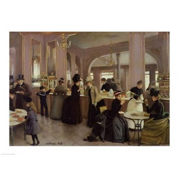La Patisserie Gloppe Poster Print by Jean Beraud - 24 x 18 in.