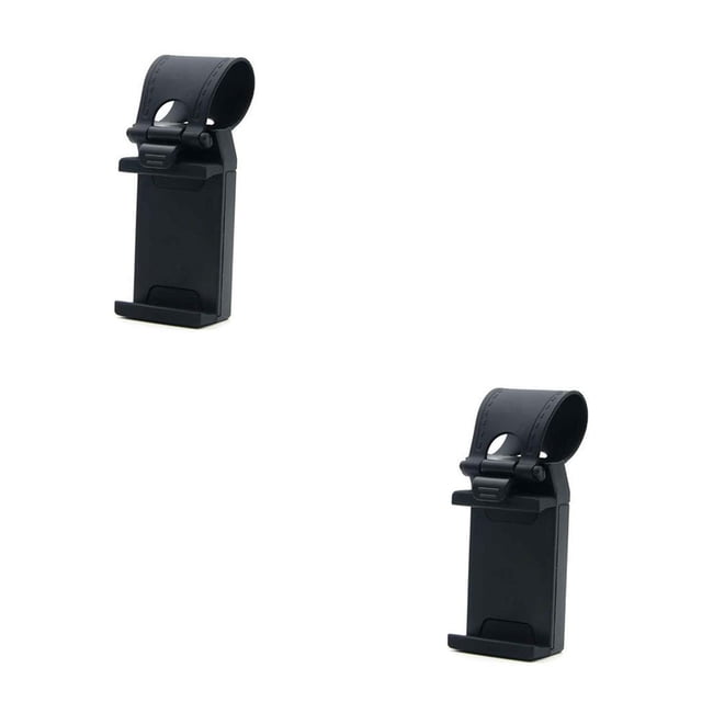 Scienceny Soporte para teléfono móvil Instalación práctica ABS Estabilidad del soporte para teléfonos a prueba de sacudidas Soportes para negro 2piezas Scienceny CBP025485