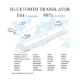 thumbnail image 3 of Language Translator Smart Real Time Voice Translation Device 144 Languages for Travel Business ,Easy to Operate, 3 of 7