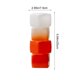 thumbnail image 3 of CaiYueKe Modern Geometric Glass Table Decor, Stacked Square Sculpture, Gradient Art Centerpiece for Living Room Dining Table, French Medieval Style Home Ornament, Decorative Flower Arrangement Vase, 3 of 7