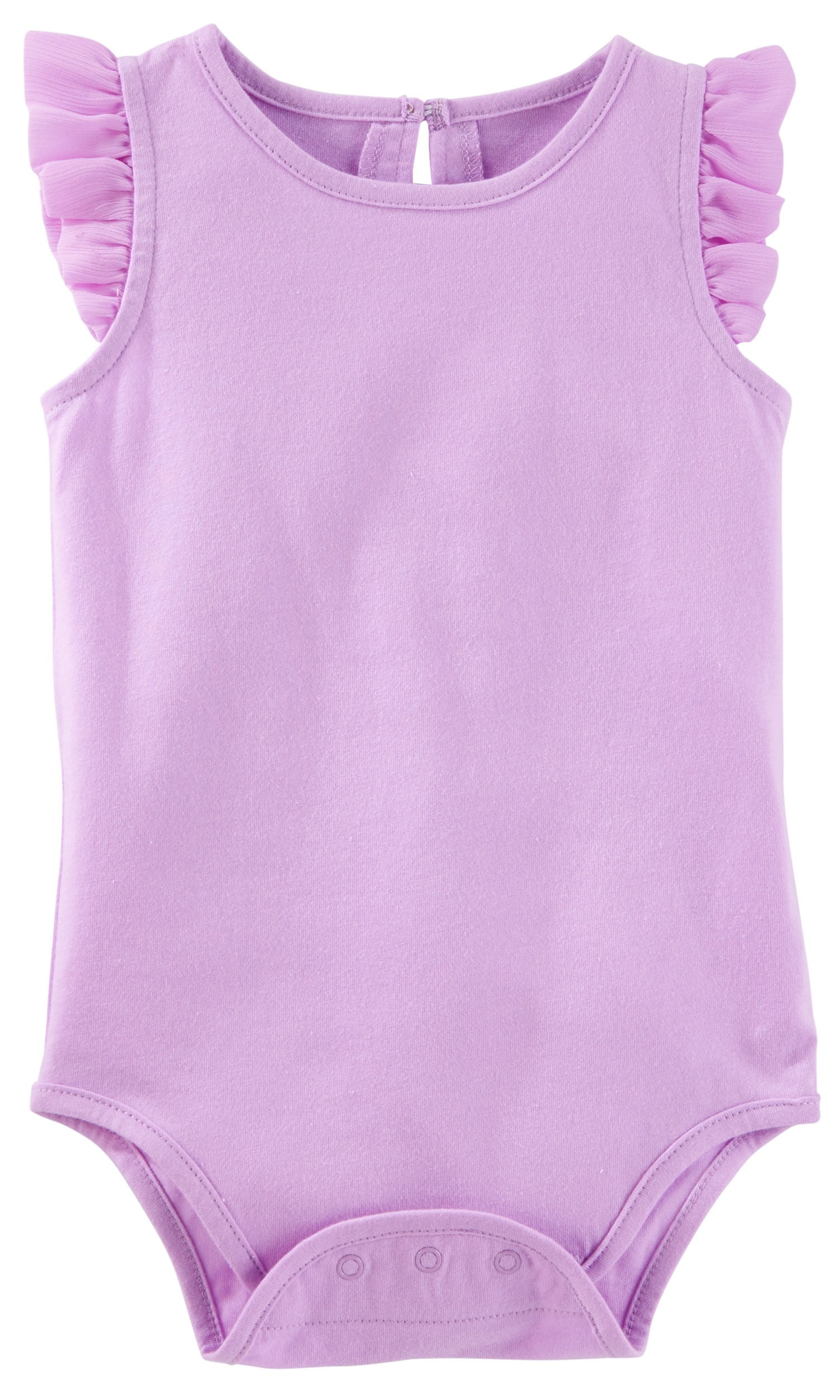 baby girl flutter sleeve onesie