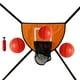 thumbnail image 4 of Aro de baloncesto para trampolín, tablero ligero con cuerdas de conexión, accesorio universal para trampolín para todas las edades, color naranja con tres bolas, 4 of 8