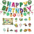 Hawaiian Party Banner 1 Set of Hawaii Luau Birthday Party Decoration