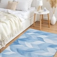 thumbnail image 2 of JML Doormat, Non-Slip Indoor Outdoor Rug Mats for Porch Entry Way, Floor Mat for Bathroom/Kitchen, (20"x32") - Abstract Blue and White Pattern, 2 of 5