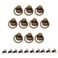 thumbnail image 1 of veasfak 10 Sets O- Head Button Stud Screwback for Wallet Chain Connector Bronze, 1 of 9