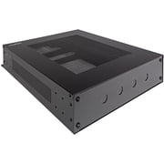 NavePoint 2U Vertical Wall Mountable Server Rack, Black