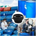thumbnail image 3 of Raindrops Ibc Tank Container Adapter High Grade Plastic Black 1Pcs for Leak Prevention and Oil Handling, 3 of 8