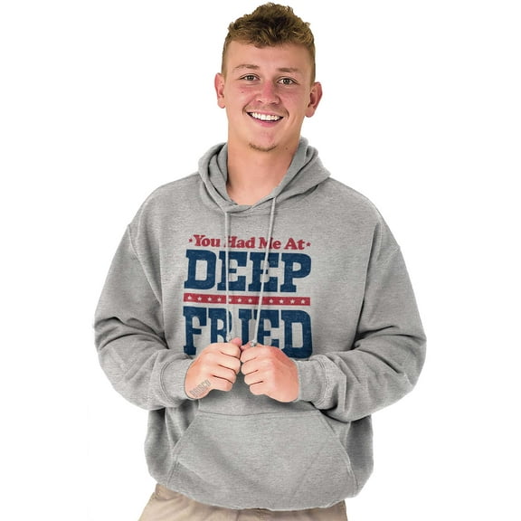 You Had Me At Deep Fried Southern Unisex Plus Fleece Graphic Hoodie Brisco Brands 2X