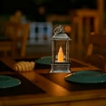 thumbnail image 5 of Retro Small Lantern Battery Operated Camping Camping Flickering Flame Or Wired LED Lanteing Lamp Lights Indoor Outdoor Party And, 5 of 5