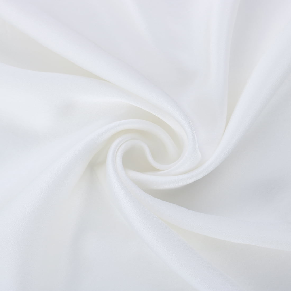 Unique Bargains 1 Piece 100% Silk Pillowcase White King