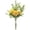 Yellow, variant on Artificial Carnation Flower Bouquets, Realistic Silk Mixed Blooms with Green Foliage, UV Resistant Fake Flowers for Wedding Bridal, Home Decor, Table Centerpieces, Party Floral Arrangements