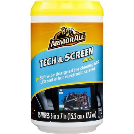 Armor All Tech and Screen Wipes, Cell Phone Cleaner, Computer Screen Cleaner, Electronics Cleaner, (Best Cell Phone Cleaner)