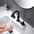 thumbnail image 2 of Dual Handle Deck Mounted Bathroom Widespread Faucet with Pop-up Drain, 2 of 5