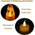 thumbnail image 2 of Butterfly Angel Figurines Candle Holder Memorial Praying Angel Statue with Flickering LED Candle, 2 of 8