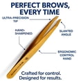 thumbnail image 2 of Pinzas Beauty Power Professional Slant de acero inoxidable alemán, 2 of 9