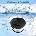 thumbnail image 5 of 4 Pcs Front Filter with Clean Brush for Levoit Vortexiq 40-Rf, 5 of 5