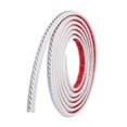 thumbnail image 1 of Uxcell 3.3Ft x 0.59" Moldura Autoadhesiva para Paredes, Moldura de Espejo Flexible, Tira de Paneles Autoadhesivos para Bordes de Papel Tapiz para Suelos y Paredes, Blanco/Plata, 1 of 7