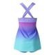 thumbnail image 5 of Traje de baño de 2 piezas para mujer, trajes de baño para mujer, trajes de baño de dos piezas para mujer, tops sin mangas con estampado floral y shorts de baño de control, traje de baño para mujer, 5 of 6