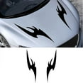 thumbnail image 1 of Car Hood Decal Sticker DBS012 Universal Hood Racing Body Side Vinyl Modified Stripe Exterior Decoration Decal Black, 1 of 5