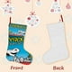 thumbnail image 3 of Snoopy Tema: Calcetines de Navidad, fino lino blanco para colgar en escaleras y chimenea, decoración navideña para el hogar, regalo de Navidad. 54cm × 38cm, 3 of 5