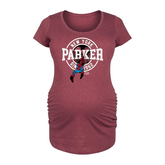 Marvel Spider-Man - Peter Parker - Maternity Scoop Neck Graphic T-Shirt
