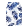thumbnail image 5 of ZCFZJW Summer Tropical Palm Tree Print Swim Trunks for Men Lightweight Casual Quick Dry Drawstring Elastic Waist Beach Hawaiian Shorts Pants with Pockets Sky Blue XL, 5 of 5