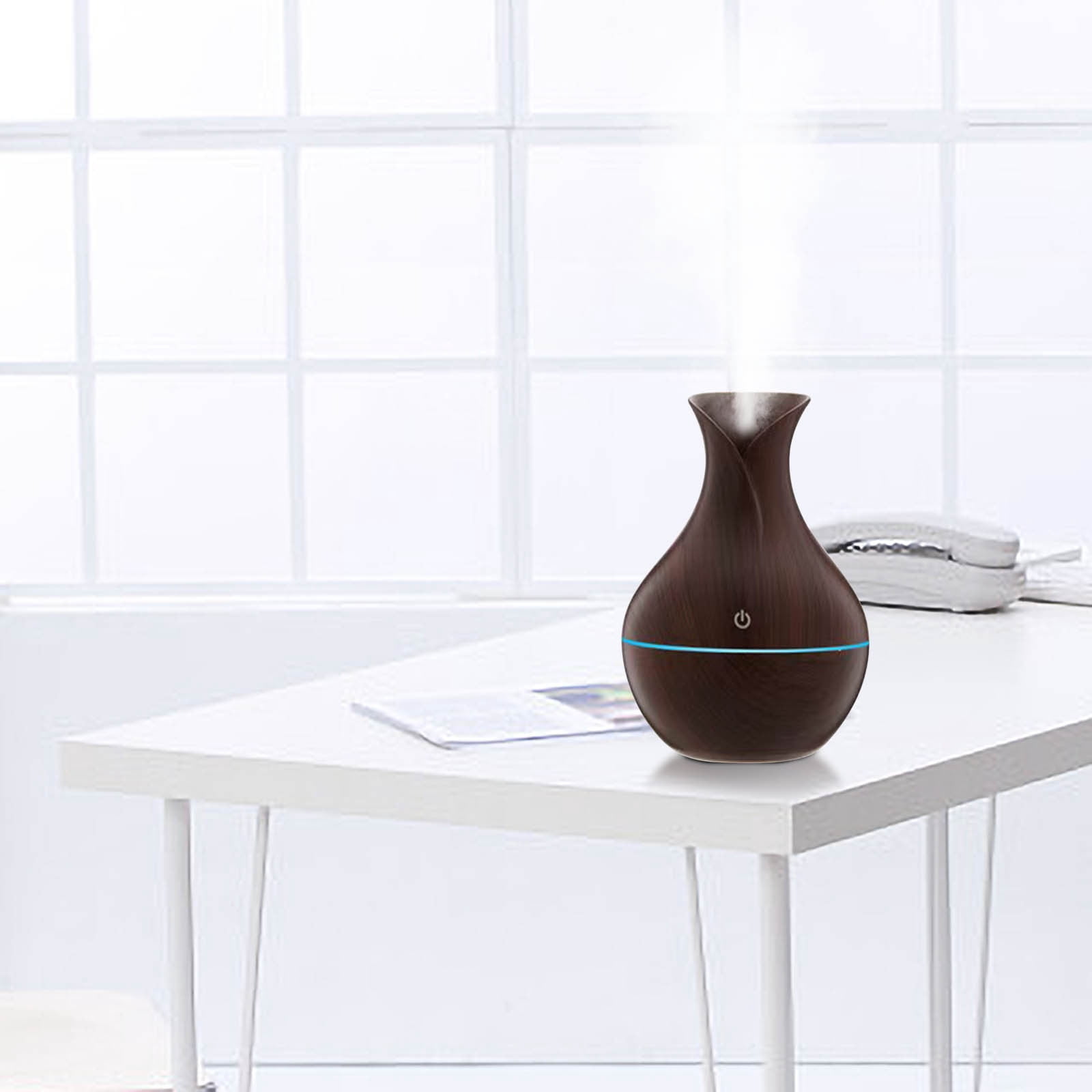 Hovilon Humidifiers for Bedroom，Humidifiers For Bedroom Large Room Home Spray Humidifier Cool And Warm For Plants Mist Top Desk Humidifiers Quiet With Adjustable Mist，White