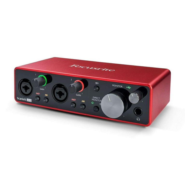 Focusrite Scarlett 2i2 Studio (3rd Gen) - Pro Audio Interface USB