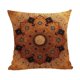 thumbnail image 4 of Juego De 4 Fundas De Almohada Decorativas Funda De Cojín, Hippie Indio Bohemio Mandala Flor Patrón Cojín Fundas De Cojín Funda De Almohada De Lino De Algodón Para,11 Feliz Sencillez, 4 of 5