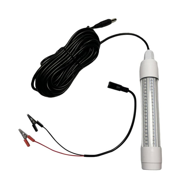 Luz de pesca submarina sumergible para langostinos, crappie, navegación, agua dulce y Luz verde
