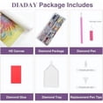 thumbnail image 6 of Gnome Diamond Art Kits for Adults, 5D Diamond Painting Kits for Adults with Full Round Gem, DIY Diamond Painting Purple Gnomes Crafts Home Wall Decor Gift 12 x 12 Inches$$Art & Craft, 6 of 7