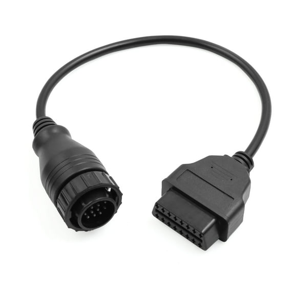 DC 12V 14 to 16 Pin OBD2 Car Diagnostic Connector Adapter Cable for Benz
