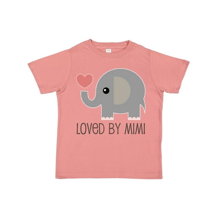 

Inktastic Loved by My Mimi Grandchild Gift Toddler Boy or Toddler Girl T-Shirt